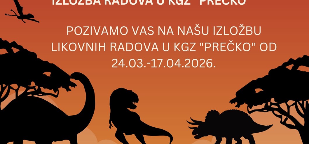 Izložba „Dinosauri“ u KGZ Prečko